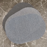 Napperons tissés modernes en forme de galet, irréguliers, résistants à la chaleur, lavables, pour la décoration de cuisine et salle à manger nordique, vente en gros