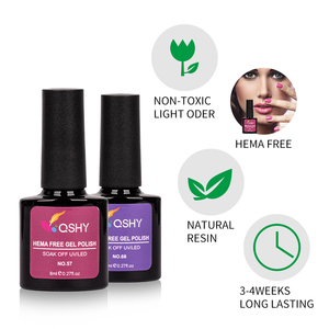 QSHY etiqueta privada personalizada esmalte de gel capa superior color UV gel esmalte de uñas <span class=keywords><strong>base</strong></span> de goma orgánica esmalte de gel sin Hema - Product Image 5