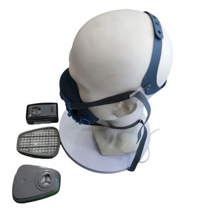 <span class=keywords><strong>Masque</strong></span> à <span class=keywords><strong>gaz</strong></span> demi-visage en silicone anti-allergique de haute qualité OEM Ayonsafety avec double filtre pour équipement de sauvetage en cas d'incendie - Product Image 6