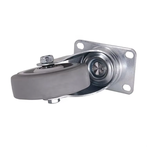 3/4/5 Zoll mittelschwere TPR-Rollen mit 304 Edelstahls ockel, 100-130kg Unterstützung, Single Bearing Design <span class=keywords><strong>Caster</strong></span> - Product Image 5