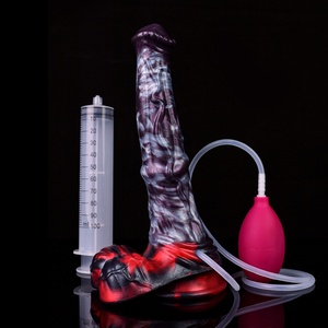 NNSX Big Animal Cock Squirting Horse <b>Dildo</b> with Suction Cup and Testicles <b>Dildo</b> for Clit Vaginal Anal Stimulate Sex Toys - Product Image 2