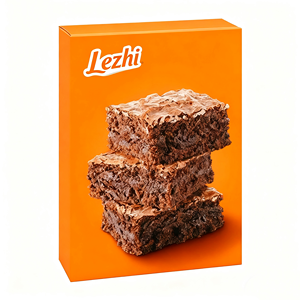 กล่องบรรจุภัณฑ์กระดาษผสมบราวนี่ฟัดจ์ฟัดจ์ฟัดจ์คลาสสิกเกรดอาหารแบบกำหนดเอง - Product Image 5