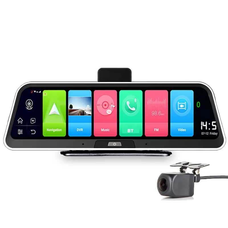 10inch IPS navigation gps 4G Android dashcam 1080P driving Record with Night Vision Remote view