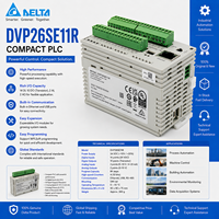 Module de contrôleur programmable PLC D-elta DVP26SE11R - Contrôle industriel et programmation PLC 110-240V Communication Modbus en stock