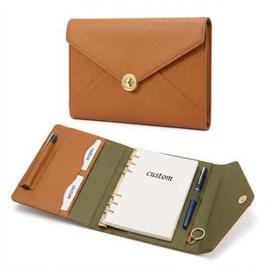 Carnet de notes professionnel personnalisé A5 à feuilles mobiles avec stylo, carnet de réunion, fabrication originale - Product Image 1