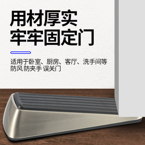 ตัวกันกระแทกประตู Zhan Hanlai Weishi ทำจากโลหะผสมสังกะสี สีเงินขัดเงา สีดำ สีน้ำเงินโบราณ สีแดง ติดตั้งบนพื้น แบบเคลื่อนย้ายได้ ควบคุมด้วยมือ - Product Image 5