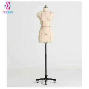 Woman Half Body Sewing Mannequin Tailors <strong>Dummy</strong> Half Body Tailoring Dress Form Mannequin With <strong>Magnetic</strong> Hand - Product Image 1