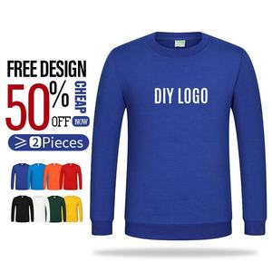 Usine VENTE Hommes Ras Du Cou Polaire Sweatshirts Personnalisé 60 Coton Polyester Poids Lourd Adultes Et Enfants Chandails - Product Image 5