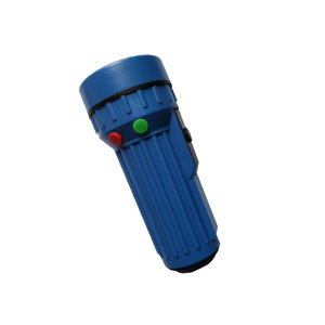 Lampe torche multifonctionnelle à signalisation, lumière LED rouge, jaune, blanche, randonnée, recherche, patrouille quotidienne des grottes, fonctionne sur piles - Product Image 3