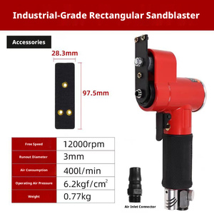 Ponceuse orbitale pneumatique ergonomique haute capacité à oxydation automatique, à économie d'énergie, 15000 tr/min, avec poignée ergonomique - Product Image 3