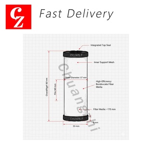 Cartouche filtrante de remplacement haute efficacité CY17475-P CY17475P pour systèmes d'air comprimé CTA - Product Image 3