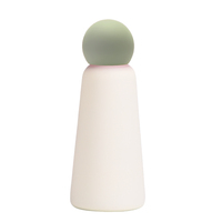 Bouteille de sport portable pour l'extérieur, en acier inoxydable 304, 500 ml, à double paroi, isolée sous vide, pour enfants et étudiants