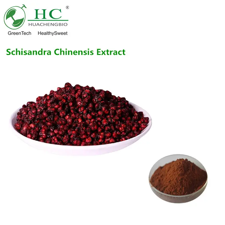 Extracto de Wu Wei Zi/Schisandra chinensis, nsf-cgmp, certificado, precio de fábrica