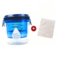 Filtre à yaourt EmadeYogurt, deuxième génération améliorée, pour yaourt grec, lait de soja, fromage, séparateur, tamis en plastique réutilisable et anti-fuite