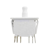 Commutateur de verrouillage de porte de pièce de monnaie de couleur blanche 6PIN pour des pièces de machine de jeu d'arcade