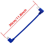 Échantillon Gratuit Câble USB 3.0 A Mâle à Angle Droit 90 Degrés vers B Mâle pour Imprimante