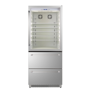 Réfrigérateur commercial encastrable en acier inoxydable certifié UE, porte française, côte à côte, pour foyers et hôtels, Direct Stainless St - Product Image 2
