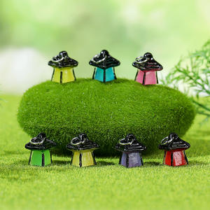 Mini Faroles <span class=keywords><strong>de</strong></span> Resina Luminosos al por Mayor, Estacas Decorativas para Plantas, Mini Faroles para Jardín, Decoración <span class=keywords><strong>de</strong></span> Micropaisajes - Product Image 3