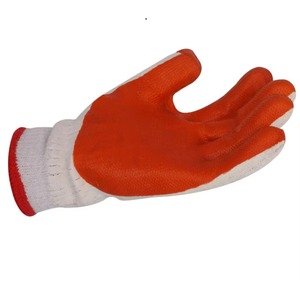 Gants de travail de sécurité en coton tricoté enduit de latex rouge, fabriqués par CITICITY à faible coût - Product Image 2