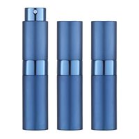 Mini emballage de bouteille en verre de parfum de voiture de voyage de luxe en cristal transparent de 8ml personnalisé