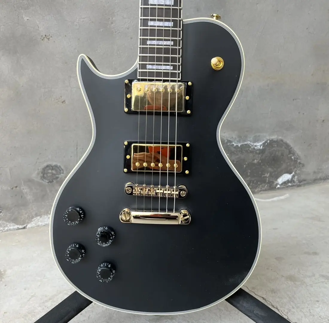 Harga grosir Mangany tangan kiri berkualitas tinggi 6 dawai gitar listrik model LP