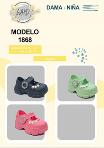 Zoccoli con Piattaforma e Perle Stile Mary Jane Estivi con Punta Chiusa Suola in EVA Morbida e Leggera Taglia 27 - Product Image 3