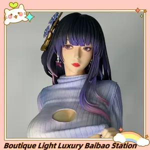 Figura de Anime de PVC Grande de <span class=keywords><strong>Raiden</strong></span> <span class=keywords><strong>Shogun</strong></span>, Modelo en Pose de Pie con Atuendo Informal, Estatua Decorativa de Escritorio, Juguete Coleccionable para Fanáticos del Anime - Product Image 1