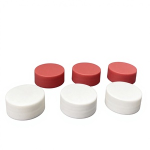 Botellas Transparentes de <span class=keywords><strong>60</strong></span> <span class=keywords><strong>ml</strong></span> con Tapas de Rosca de 38 mm, Colores Personalizables, Tapas Redondas de Plástico Mate 38/410 - Product Image 1