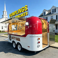 Remorque alimentaire commerciale, Food Truck à crêpes, Food Truck à dumplings, Remorque alimentaire mobile à vendre, Food Truck vintage personnalisé