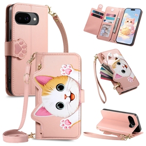 Funda Protectora para Teléfono con Diseño de Gato 3D para Google <span class=keywords><strong>Pixel</strong></span> 11 <span class=keywords><strong>Pro</strong></span>/11 <span class=keywords><strong>Pro</strong></span> XL, Funda con Ranuras para Tarjetas - Product Image 1