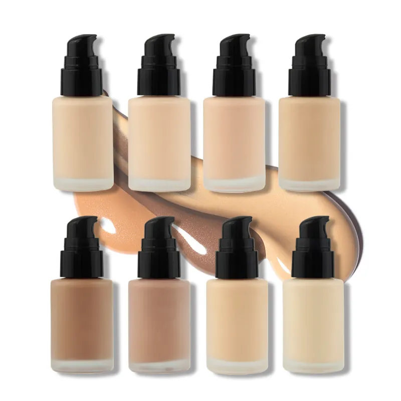 8 color cc cream make up make up foundation private label best makeup liquid foundation