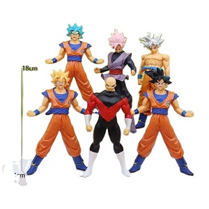 Ensemble de figurines d'action en PVC Super Saiyan God Son <span class=keywords><strong>Goku</strong></span> Gohan Vegeta Vegetto, jouet de dessin animé, cadeau - Product Image 1