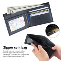 Dompet kulit asli pria, kminimalist minimalis bermerek mewah kualitas tinggi