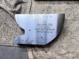 AWS 타입 SC 초음파 교정 블록 1018 스틸 테스트 블록/UT 테스트 블록 미터법 버전 초음파 결함 교정용 - Product Image 5