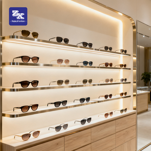 Mueble Óptico, Vitrina para Exhibición de Gafas de Sol, Vitrina Óptica de Vidrio, Exhibidor de Gafas - Product Image 1