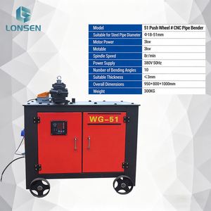 Cintreuse de tubes en acier CNC robuste WG-51 950*800*1000mm 3kW - Product Image 1