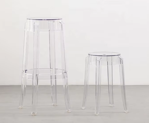 Vente en gros d'usine Tabourets <span class=keywords><strong>de</strong></span> <span class=keywords><strong>bar</strong></span> modernes en résine plastique acrylique <span class=keywords><strong>transparent</strong></span> - Product Image 2