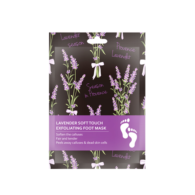 Masque exfoliant pour les pieds à la lavande