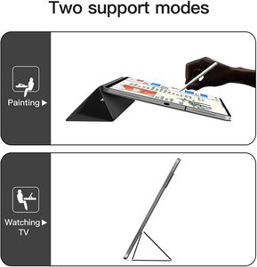 Étui universel en cuir PU magnétique pour <span class=keywords><strong>iPad</strong></span> Mini 6e/7e génération 2021/2024, fonction veille/réveil automatique et emplacement pour stylet - Product Image 2