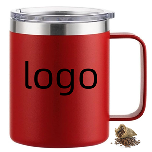 10 oz <b>Orange</b> Mugs for Printing Low Ball Fat Water Mugs with Lid Small Cute Coffee Mug Custom logo for Christmas Festival Cups - Product Image 1