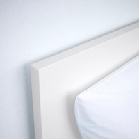 Lit de rangement double avec tiroirs latéraux, cadre en MDF peint, lit en bois démontable pour le marché canadien