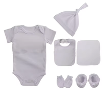 R & B personnalisé bébé garçons filles ensembles de vêtements 100% coton vêtements bébé cadeau ensemble combinaisons barboteuses nouveau-né bébé vêtements ensembles