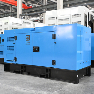 Grupo electrógeno silencioso trifásico de 12kW 15kVA 20kVA 25kVA 30kVA 50kVA con arranque de 24V y motor Yangdong 12GF 15GF 20GF 25GF 30GF 50GF 3, 50/60Hz - Product Image 1