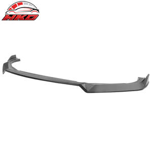 ลิ้นกันชนหน้าสำหรับรถยนต์ฮอนด้า แอคคอร์ด ปี 2018-2021 รุ่นที่ 10 สไตล์ IKON V3 สีดำด้าน ผลิตจากพลาสติก PP แบบ 3 ชิ้น พร้อมดิฟฟิวเซอร์และแผ่นกันกระแทก - Product Image 3