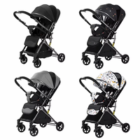 Poussette Bébé Pliage à Une Main 80cm, Siège Élevé, Suspension Respirante, Portable, Légère, Idéale Voyage - Vente en Gros