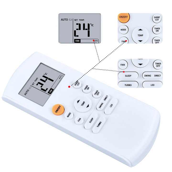Telecomando Di Ricambio Generale Adatto Per Samsung RG57B1/BGE RG57A6