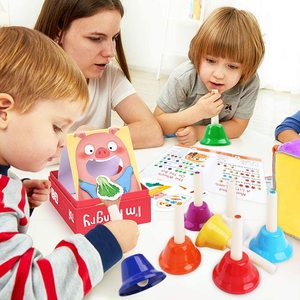 Set di campane colorate a 8 note per campanelli per bambini strumento a percussione per bambini - Product Image 6