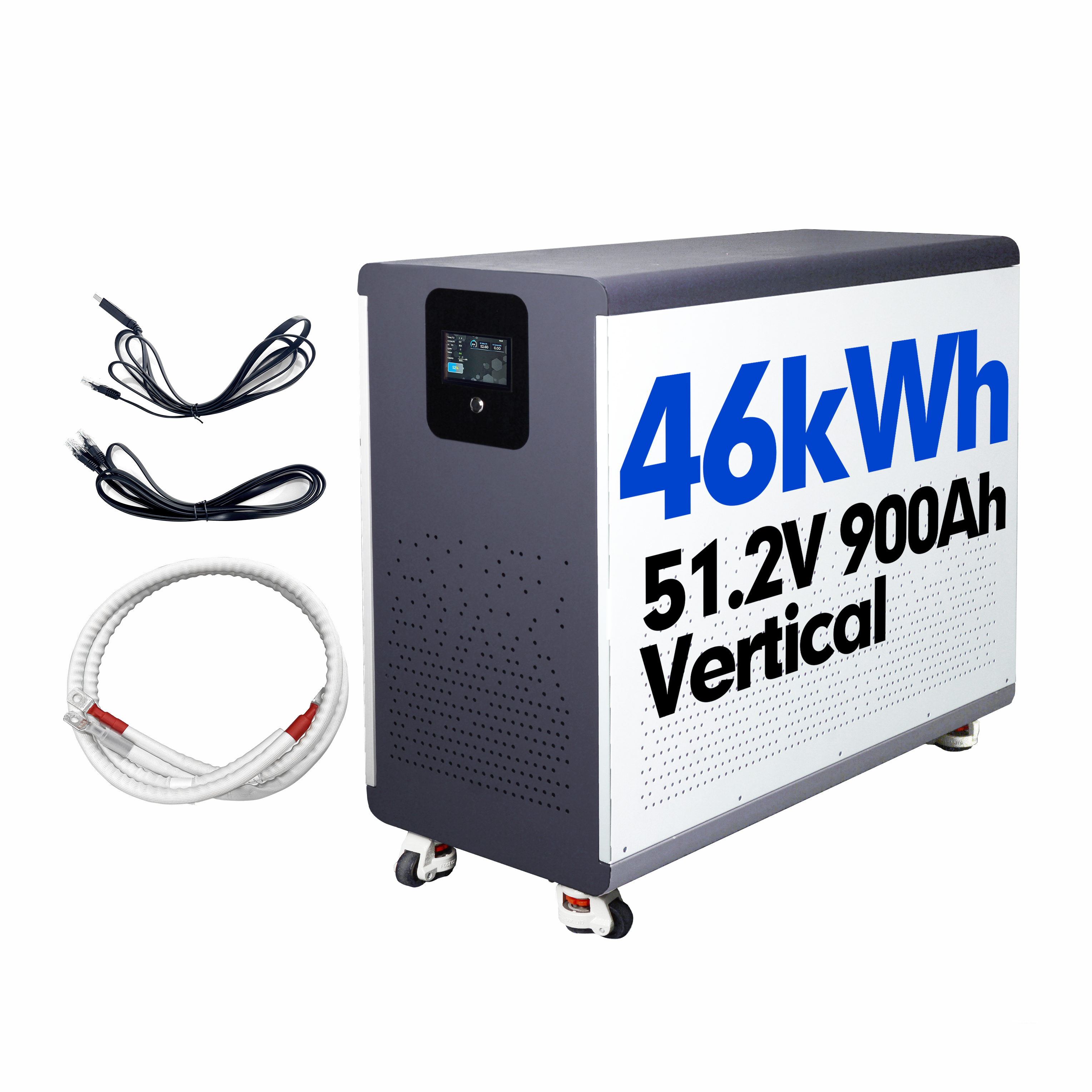 EU Stock 51,2 В 300Ah 15kWh EV 8000 циклы 30KWh мобильный Lifepo4 литиевая солнечная батарея напольная домашняя система хранения энергии