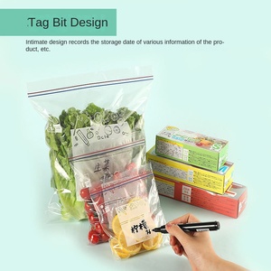 Kitchen Storage <b>Solution</b> Food Grade Self-Sealing Thick Plastic Fresh-Keeping Bag with Sub-Packing Sealing Refrigerator Storage - Product Image 2