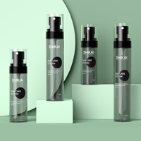 Botella de Spray de niebla recargable de 60ML, 80ML, 100ML, 120ML, Color personalizado, mate, transparente, negro, botellas de bomba cosmética para el cuidado de la piel
